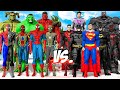 TEAM SPIDER-MAN & TEAM HULK vs TEAM SUPERMAN & TEAM BATMAN - EPIC SUPERHEROES WAR