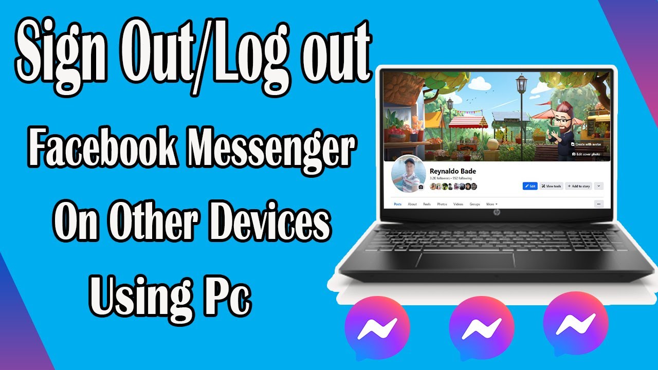 HOW TO LOGOUT or REMOVE ACCOUNT IN FACEBOOK MESSENGER ON HOW TO LOGOUT or REMOVE ACCOUNT IN FACEBOOK MESSENGER ON