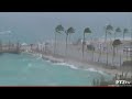 Raw: Powerful Hurricane Gonzalo Heads to Bermuda