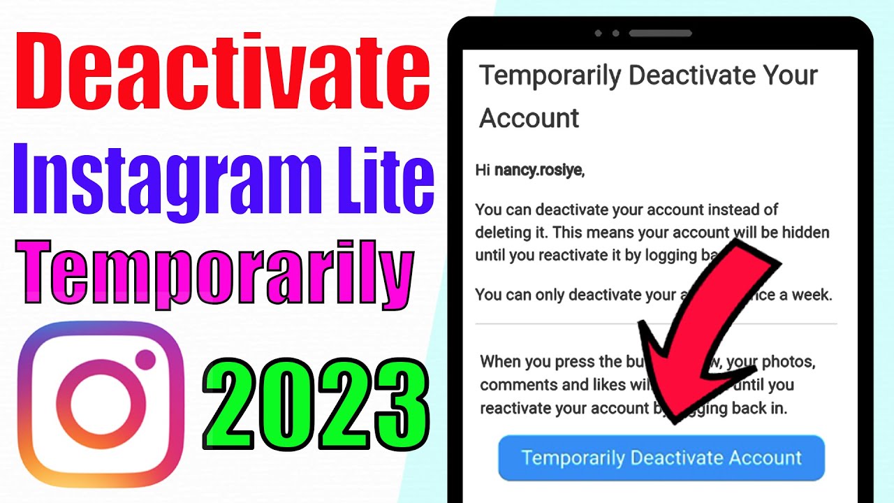 How to deactivate instagram lite account 2023 || Disable How to deactivate instagram lite account 2023 || Disable