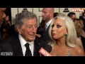 Lady Gaga Gets Flustered Over Engagement Rumors on Grammys Red Carpet