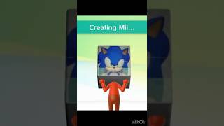 Sonic As A Mii But The Wii U Messed It Up