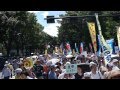 Miles protestan en Tokio contra la energía nuclear