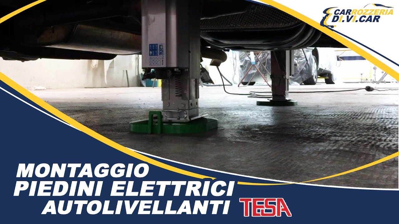 Montaggio Piedini Elettrici Autolivellanti Tesa Italy