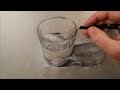 How to Draw Glass of Water, Time Lapse