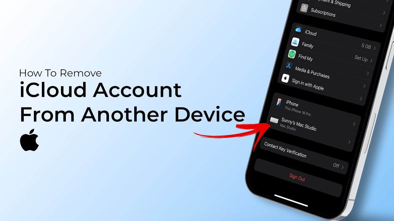 How to Remove Apple ID or iCloud Account from How to Remove Apple ID or iCloud Account from