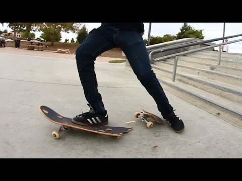 YOU MAKE IT WE BREAK IT! | SWISS CHEESE SKATEBOARD