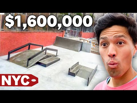 $250K Skatepark Vs  $1.7 Million Dollar Skatepark   NYC