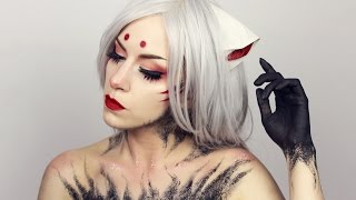 KITSUNE Inspired Anime makeup | Pale Canvas