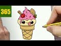 hur man ritar GLASS KAWAII STEG FÖR STEG - kawaii ritningar lätt