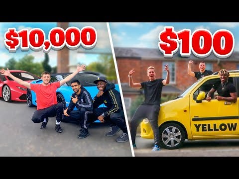 SIDEMEN $10,000 VS $100 ROAD TRIP