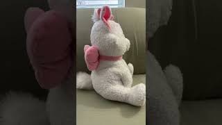 Disney Parks Marie The Cat Weighted Emotional Support Plush Doll