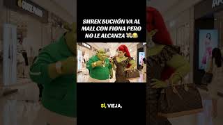 Shrek Buchón Lleva A Fiona Al Centro Comercial