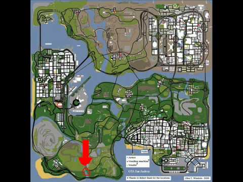gta sa weapon location map gta sa weapon location map