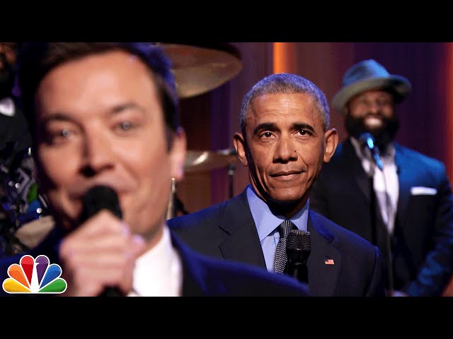 President Obama Slow Jams The News With Jimmy Fallon - Video