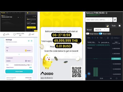 เหรียญ BAHT coin แค่เก็บก็ได้รับเหรียญเพิ่มฟรี 3% ทุกเดือน Blockchain Unicorn