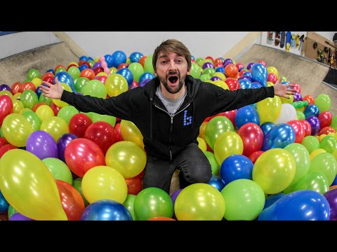 1000 Balloons VS Miniramp