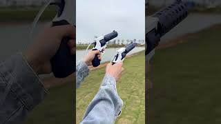 Dual Wielding Revolver Water Squirting Gun