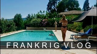 Familien Dahl På Ferie I Frankrig Del 1 Turen Derned, Shopping, Pool Hygge, Natbadning