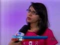 08 10 2013 Balanco Geral Outubro Rosa contra o cancer de mama