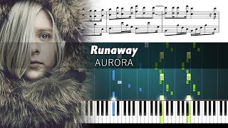 Aurora - Runaway - Piano Tutorial