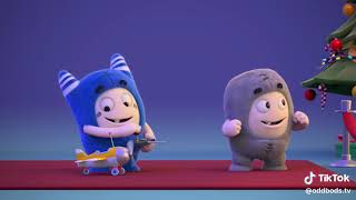 Oddbods Baby Pogo Reaction Video On Santa Claus Gifts Package For You Holidaymakers