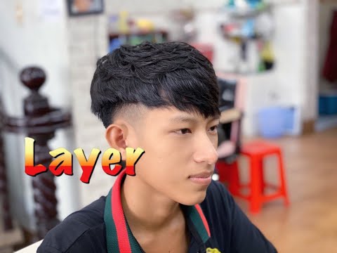 Hướng dẫn uốn tóc LAYER cho nam chi tiết nhất
