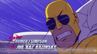 La Z Rider Couch Gag From Guest Animator Steve Cutts ¦ Season 27 ¦ The Simpsons