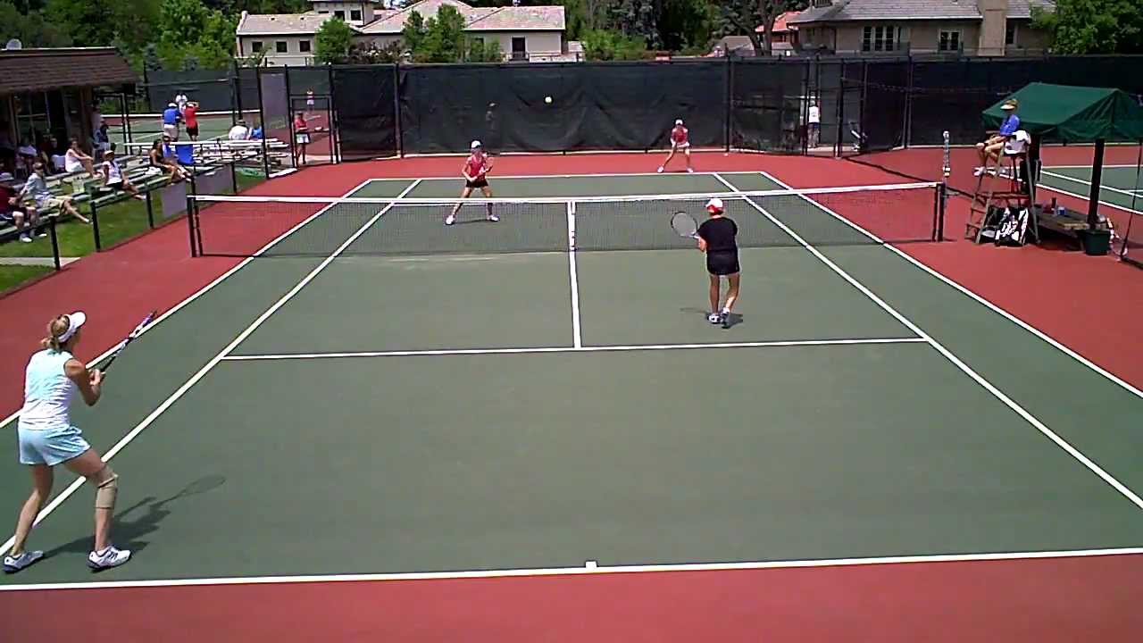 Tennis Camera Mount - Highlights of Women's Doubles Finals at Denver City Open 2010