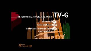Hbo Comedy Rated Tv-G Bumper 2002-2006
