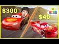Disney Cars 3 $40 Lightning McQueen vs $300 Lightning McQueen...