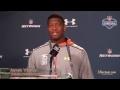 Jameis Winston faces the press at the NFL Scouting Combine