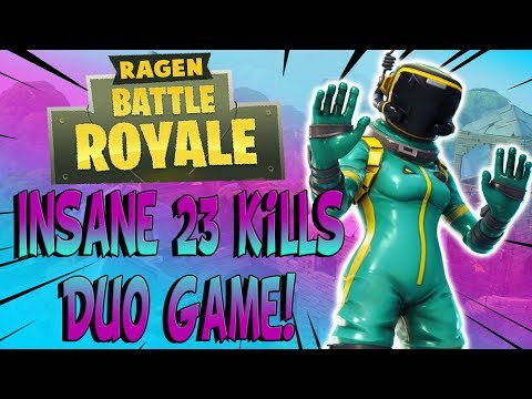 Insane 23 Kills Duo Game! Fortnite Battle Royale (Full Match)