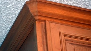 How to cut crown molding ( Round corners,coping)