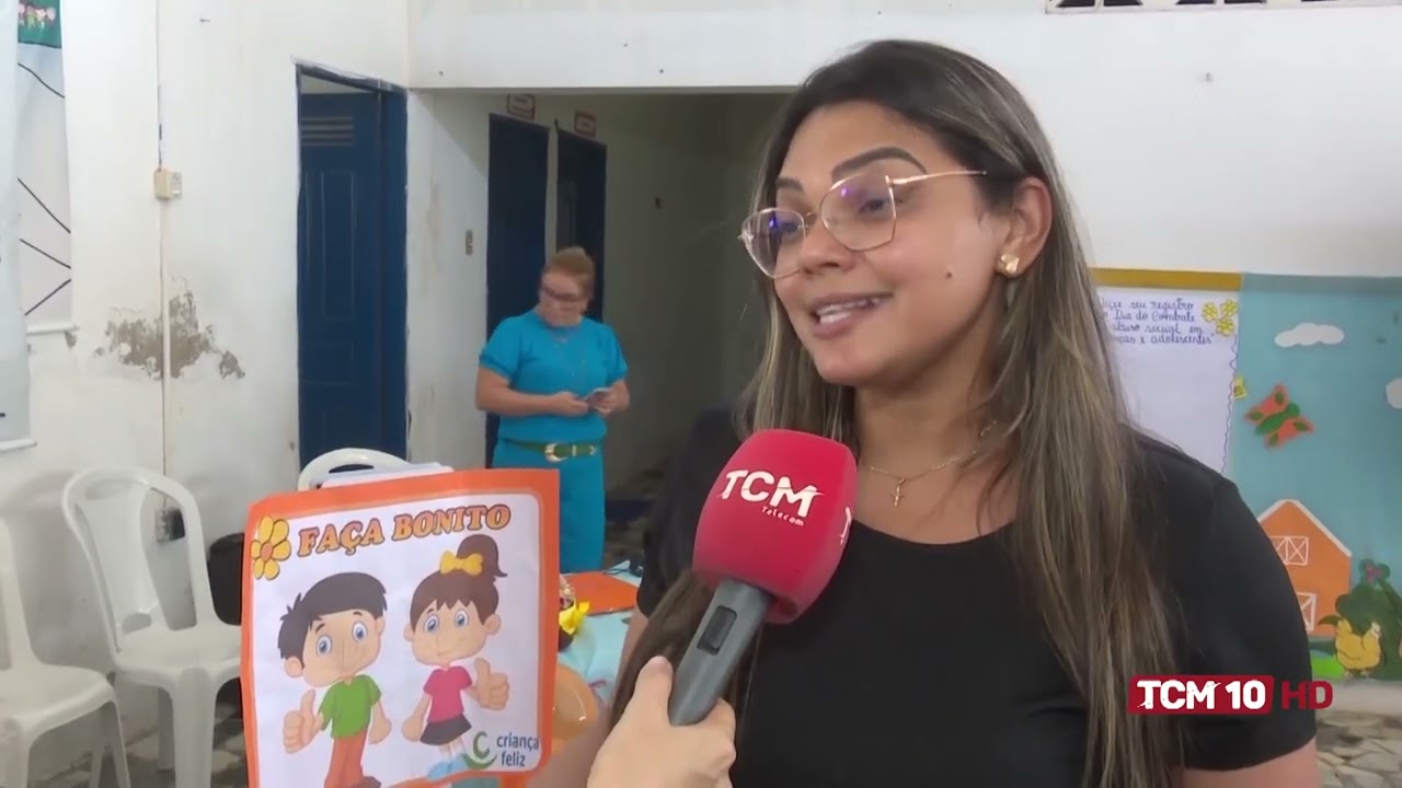Jornal TCM - Escola realiza ação em combate a exploração sexual de crianças e adolescentes