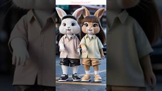 Cutest Bunny Dance On Jiggle Jiggle Honeybun & Bella In Perfect Sync
