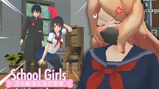 WE DANCE FOR BAD BOY SENPAI + NEW BAD GIRL | School Girls Simulator (Yandere Simulator App)