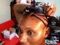 Invisible Part Sew in with Curly Weave Braid Technique ( Kiss Curl) Prt I