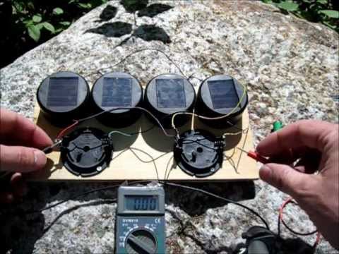 DIY Solar Garden Light Hack - Solar Battery Charger - YouTube