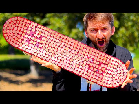 EXPLODING PENNY BOARD! | YOU MAKE IT WE SKATE IT EP. 224