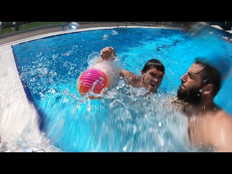 Предсезонная подготовка ХК "Сочи": городок, водное поло и эстафета