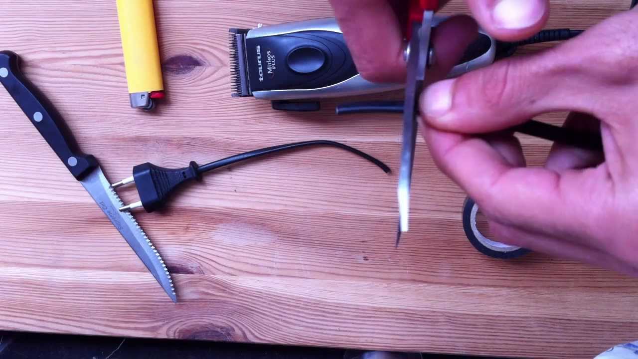 comment réparer fil électrique sectionné