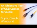 An Objective Test of USB Cables for Audio - Supra, Oyaide, Wireworld