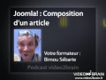 Joomla! 1.5 : Composition d'un article
