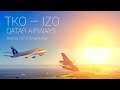 Qatar Airways - Boeing 787-8 | 🛫Orenji (Tokyo) — 🛬Izolirani | PTFS Roleplay (With Real Sounds)