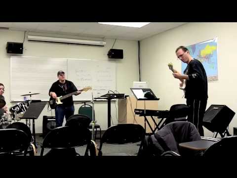 Mcnally Smith College of Music- Faculty member Brian Metreyeon and band Mcnally Smith College of Music- Faculty member Brian Metreyeon and band