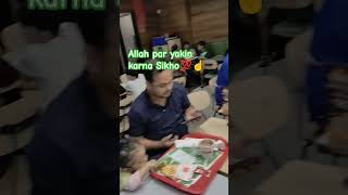 Learn To Believe In Allah Burger King