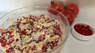 Nar Salatı Dadlı Və Fərqli Salat Resepti