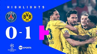 Hummels Fires Bvb To Wembley! 🟡⚫ | Psg 0-1 Dortmund | Champions League Semi-Final Highlights