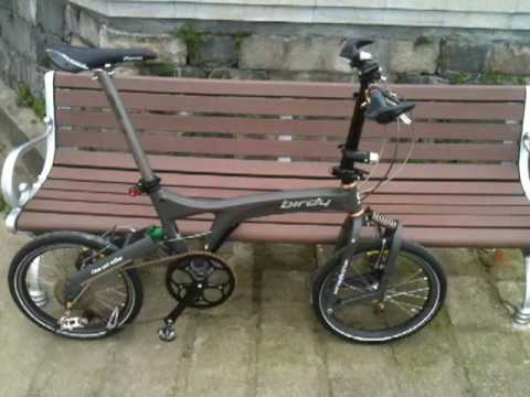 birdy folding bike in hong kong ( climbing the peak HK island )